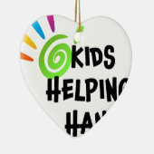 Ornement En Céramique Articles de coup de main d'enfants (Droite)