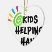 Ornement En Céramique Articles de coup de main d'enfants (Gauche)