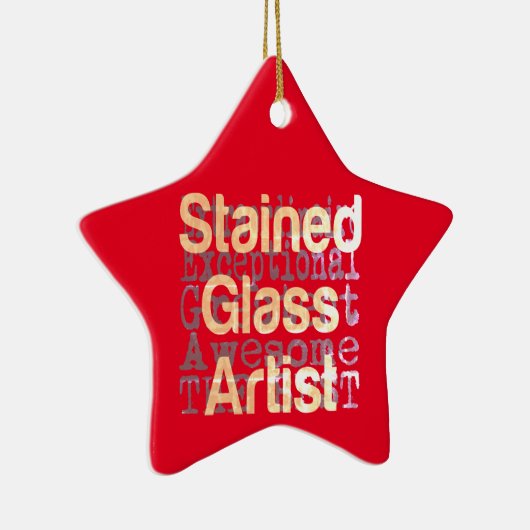 Ornement En Céramique Artiste en verre tendu Extraordinaire (Droite)