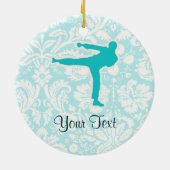 Ornement En Céramique Arts martiaux turquoises (Dos)