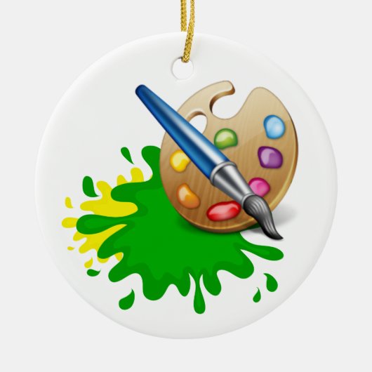 ORNEMENT EN CÉRAMIQUE ARTSY (Devant)