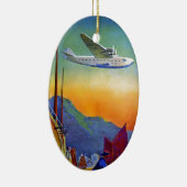 Ornement En Céramique Artwork en céramique de voyage transpacifique (Droite)