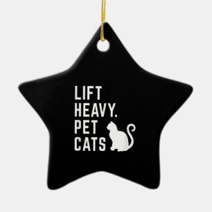 Ornement En Céramique Ascenseur Chats pour animaux de compagnie lourds -