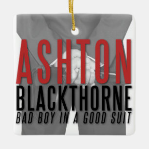 Ornement En Céramique Ashton Blackthorne - possédé par l'ornement