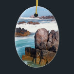 Ornement En Céramique Asilomar Beach, Monterey, Californie, États-Unis<br><div class="desc">Asilomar Beach,  Monterey,  Californie,  États-Unis</div>