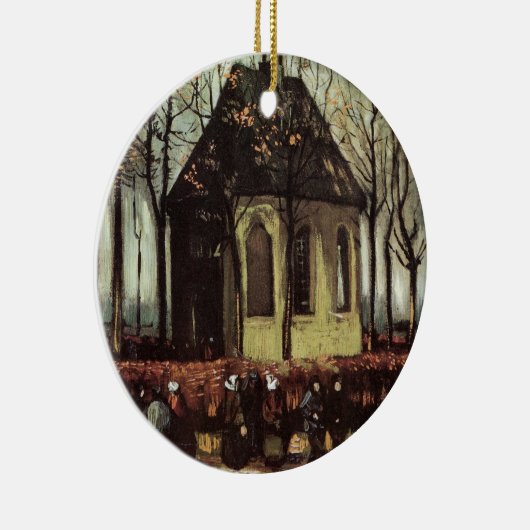 Ornement En Céramique Assemblée à l'église, Nuenen par Vincent van Gogh (Droite)