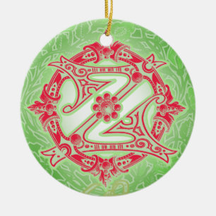 Ornement En Céramique Assistant vintage d'Oz