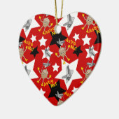 Ornement en céramique Astro Nut Stars (Gauche)