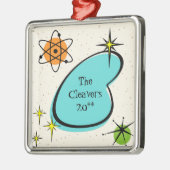 Ornement en céramique atomique rétro Boomerang (Gauche)