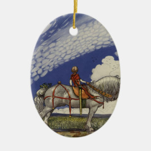 Ornement En Céramique Au monde large par John Bauer 1907