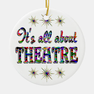 Ornement En Céramique Au sujet du théâtre
