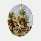 Ornement En Céramique Auberge de bord de la route (Droite)