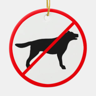 Ornement En Céramique AUCUN Chien