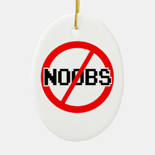 Ornement En Céramique AUCUN NOOBS - singe du geek/hacker/pc/code