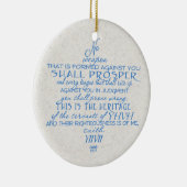 Ornement En Céramique Aucune étoile de David d'arme (Droite)