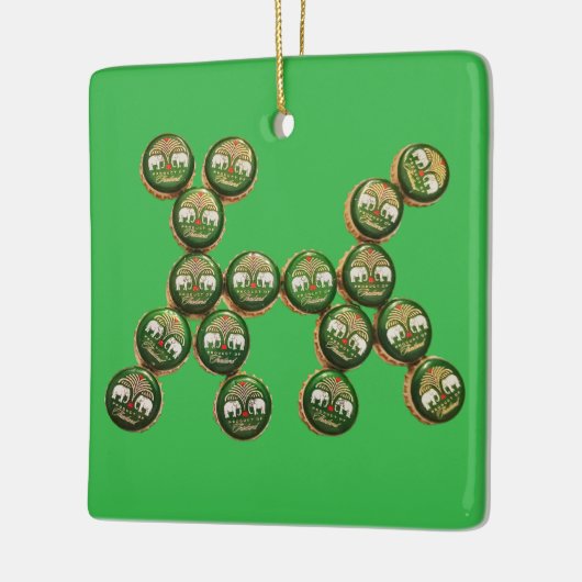 Ornement En Céramique ​🐶 Authentic Chang Beer Cap Dog (Gauche)