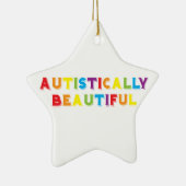 Ornement En Céramique Autistement Belle (Droite)