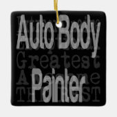 Ornement En Céramique Auto Body Painter Extraordinaire (Devant)