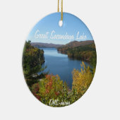 Ornement En Céramique Automne dans l'ornement d'Adirondacks (Droite)