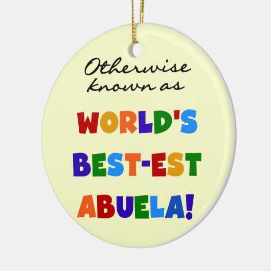 Ornement En Céramique Autrement connu comme cadeaux de Meilleur-est (Gauche)