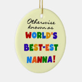 Ornement En Céramique Autrement connu comme cadeaux de Meilleur-est (Droite)