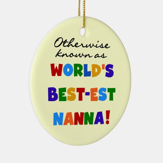 Ornement En Céramique Autrement connu comme cadeaux de Meilleur-est (Droite)