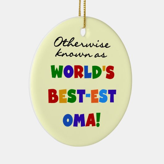 Ornement En Céramique Autrement connu comme T-shirts et cadeaux de (Droite)