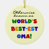 Ornement En Céramique Autrement connu comme T-shirts et cadeaux de (Devant)