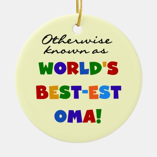 Ornement En Céramique Autrement connu comme T-shirts et cadeaux de (Devant)