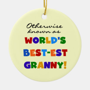 Ornement En Céramique Autrement connu en tant que cadeaux de mamie