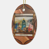 Ornement en céramique avec deux graphiques (Gauche)