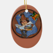 Ornement en céramique avec deux graphiques (Dos)