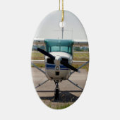 Ornement En Céramique Avion léger Cessna (Droite)