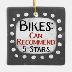 Ornement En Céramique Avis de vélos 5 étoiles
