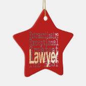 Ornement En Céramique Avocat ordinaire (Droite)