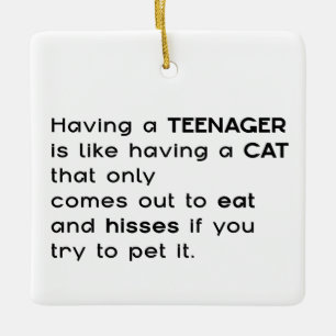 Ornement En Céramique Avoir un adolescent...