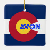 Ornement En Céramique Avon CO (Dos)