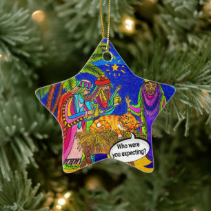 Ornement En Céramique Away in a Manger