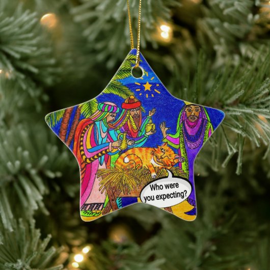 Ornement En Céramique Away in a Manger (Arbre)