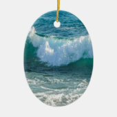 Ornement En Céramique Awesome Wave mer mer mer mer mer nature océan (Devant)