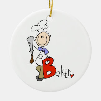 Ornement En Céramique B est pour Baker