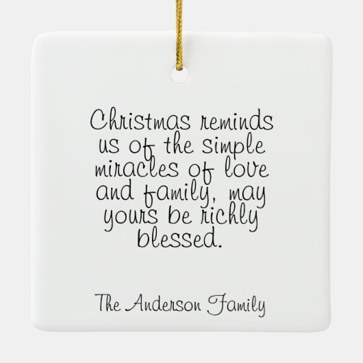 Ornement En Céramique Baby Jesus ornament (Dos)