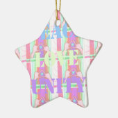 Ornement En Céramique Baby Kids Peace Love Unity Hakuna Matata design.p (Gauche)