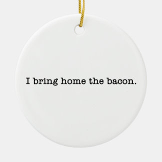 Ornement En Céramique Bacon I Ramenez chez vous