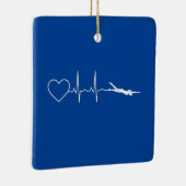 Ornement En Céramique Baignade - Baignade Coeur (Droite)