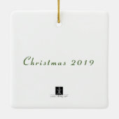 Ornement En Céramique Baisers à papillon (Dos)