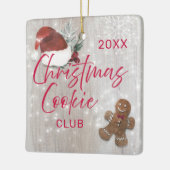 Ornement En Céramique Bakers de Noël (Gauche)