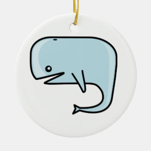 Ornement En Céramique Baleine