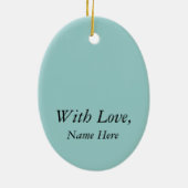 Ornement En Céramique Baleine tueuse, Orcinus Orca (Dos)