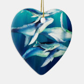 Ornement En Céramique Baleines de bosse (Droite)